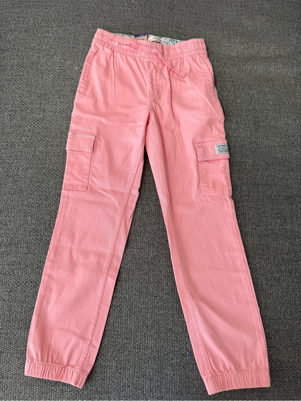 Levi’s Girls Pink Cargo Jogger Pants Size 10 NWT